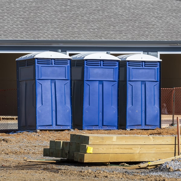 is there a specific order in which to place multiple porta potties in Booth AL